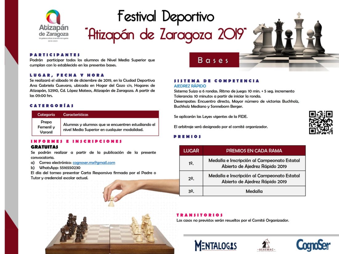 Convocatorio de  Festival Deportivo “Atizapán de Zaragoza 2019”