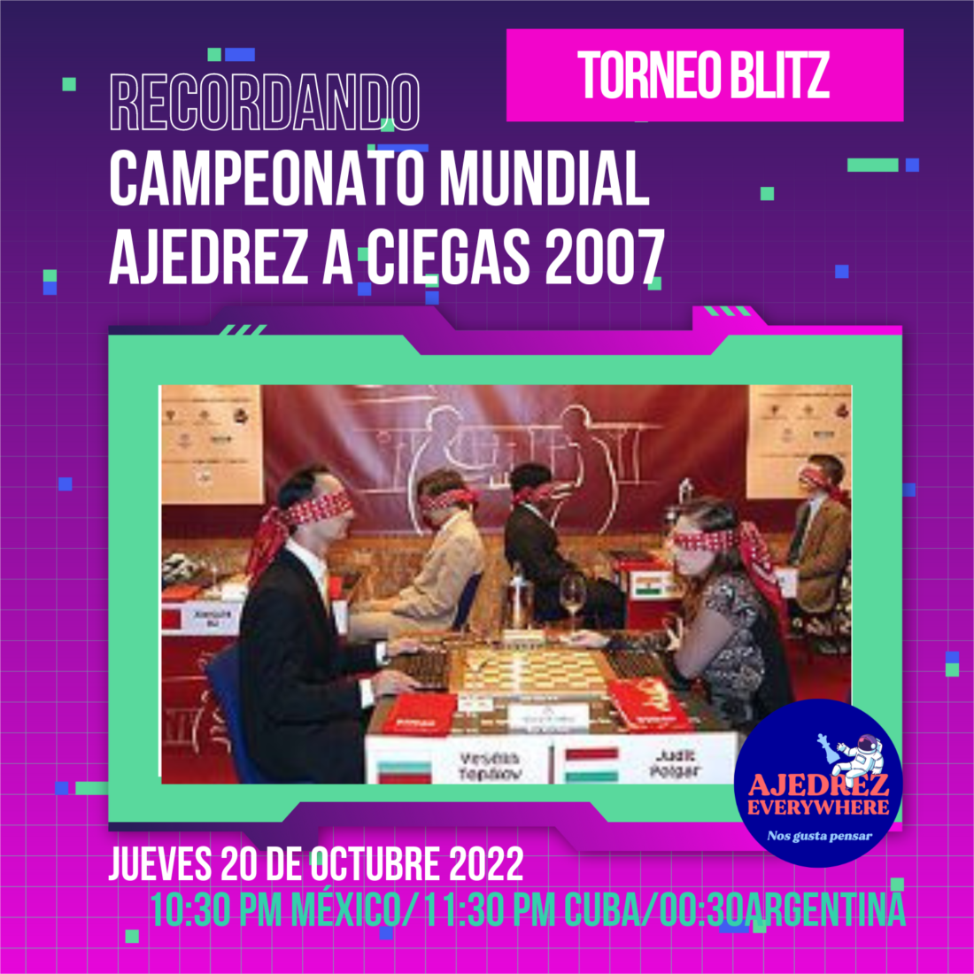 COPA MUNDIAL AJEDREZ A CIEGAS Ajedrez en México MéxicoChess