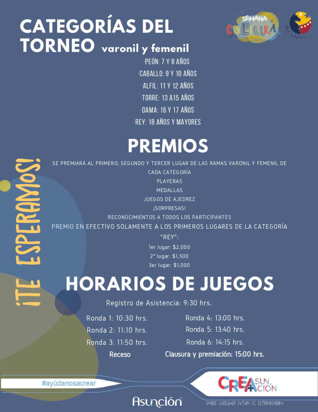 Convocatorio de  II Encuentro de Ajedrez en Instituto Asunción de México