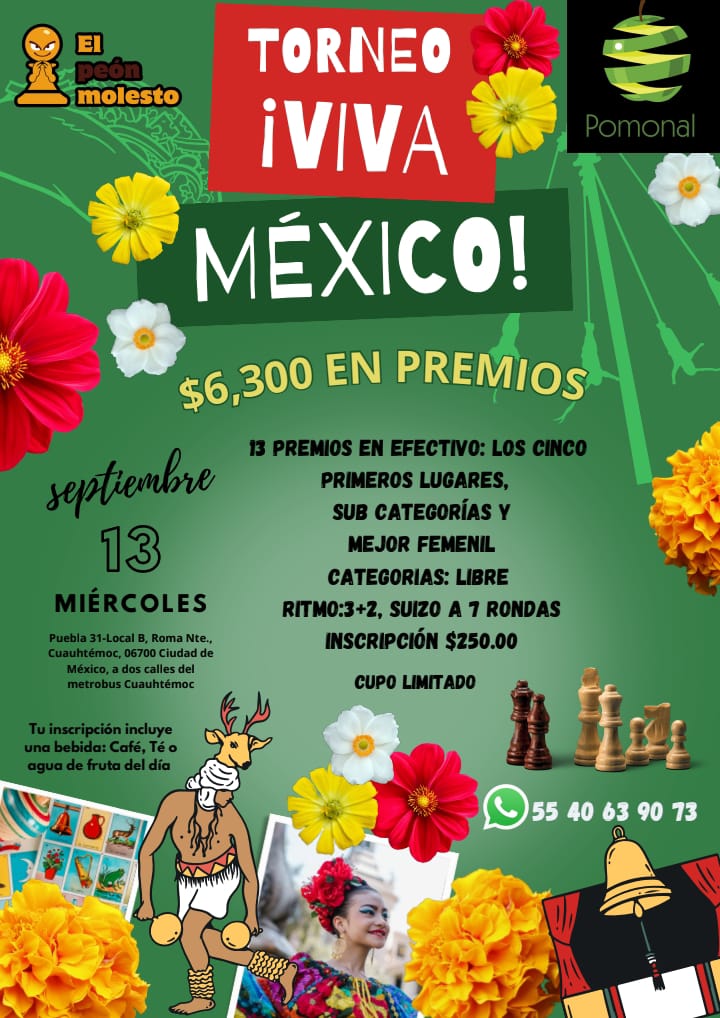 Convocatorio de  Torneo “Viva México”