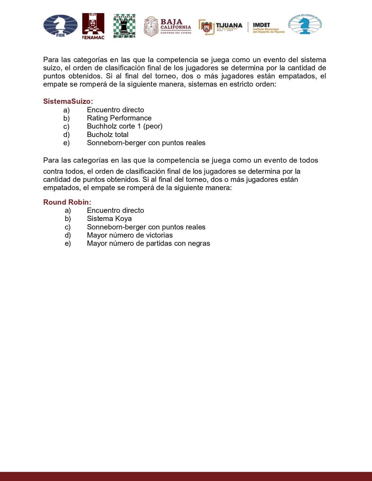 Convocatorio de Campeonato Norteamericano de Ajedrez Escolar “Tijuana-México 2025”