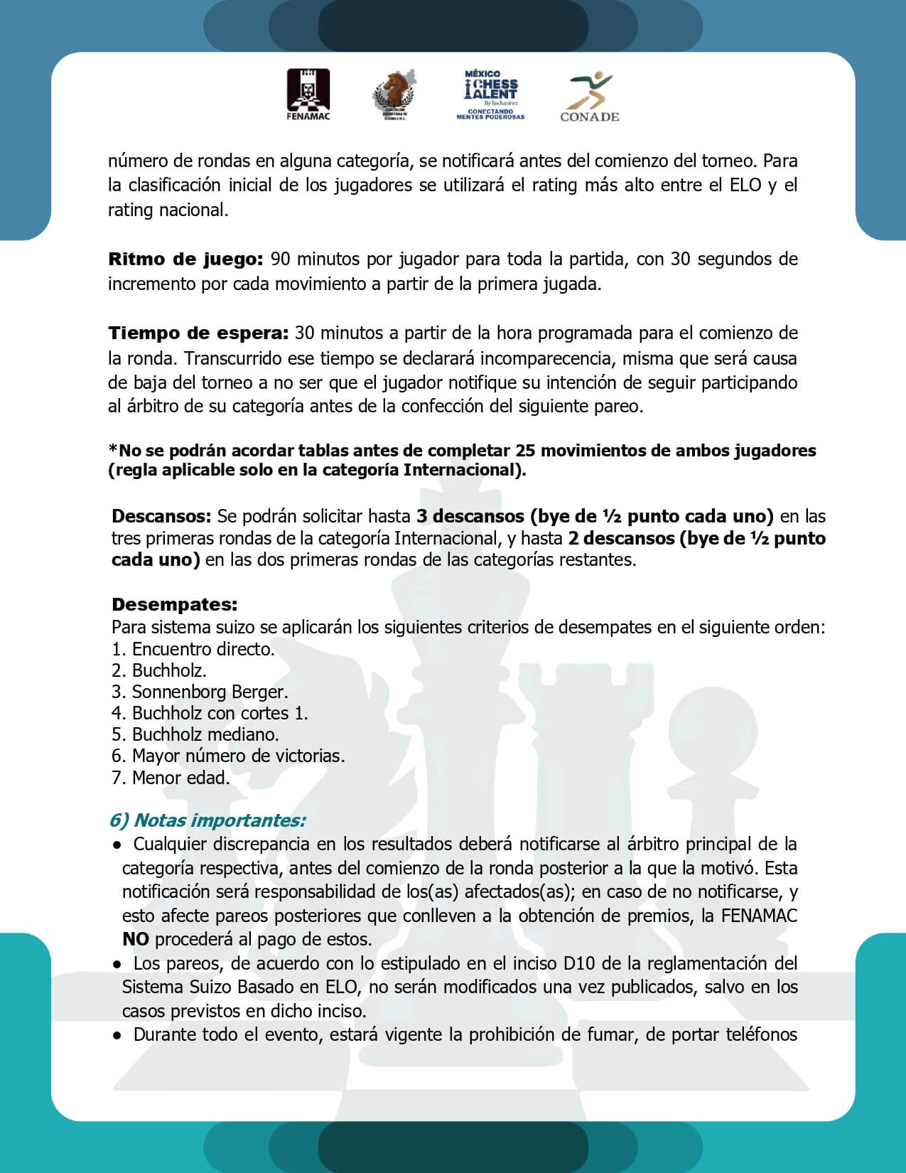 Convocatorio de LXXI Campeonato Nacional e Internacional Abierto Mexicano de Ajedrez “Querétaro 2026”