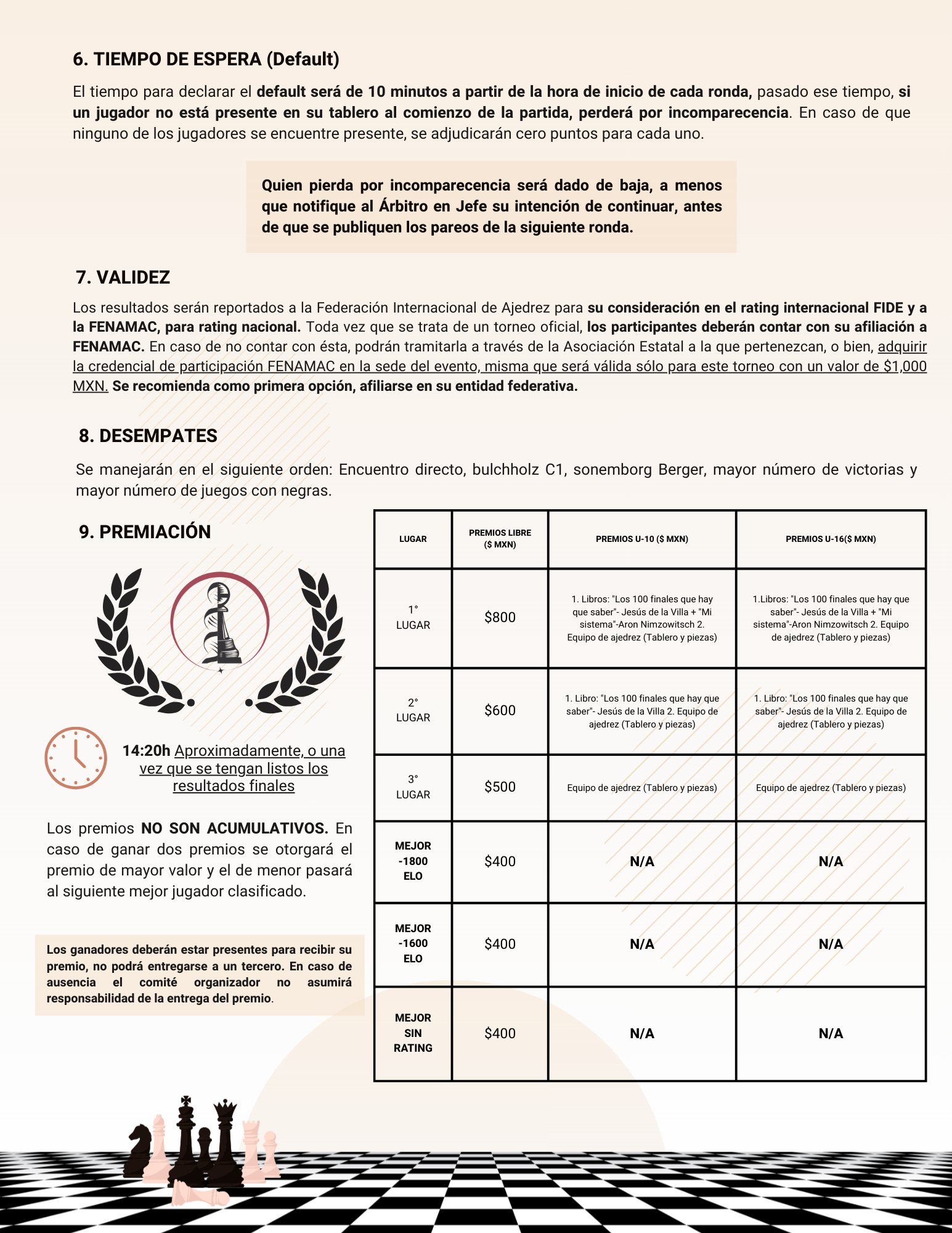 Convocatorio de Torneo Chess Genome