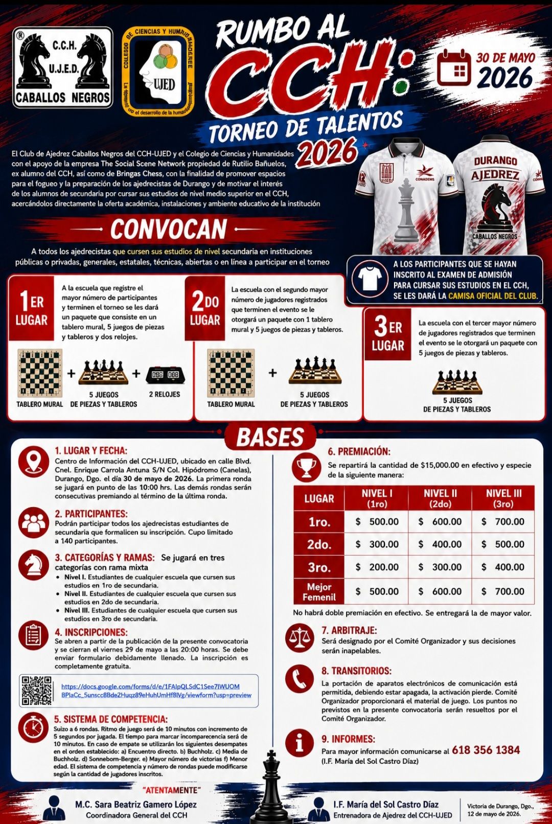 Convocatoria de Rumbo al CCH: Torneo de Talentos 2026