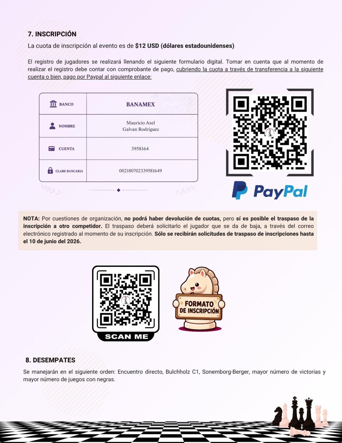 Convocatoria de 1° TORNEO CHESS GENOME Online