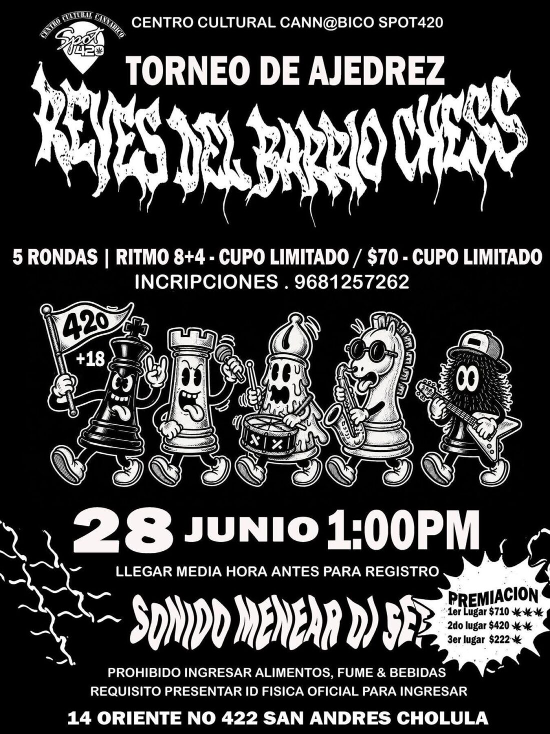 Convocatoria de Torneo de Ajedrez “Reyes del Barrio Chess”