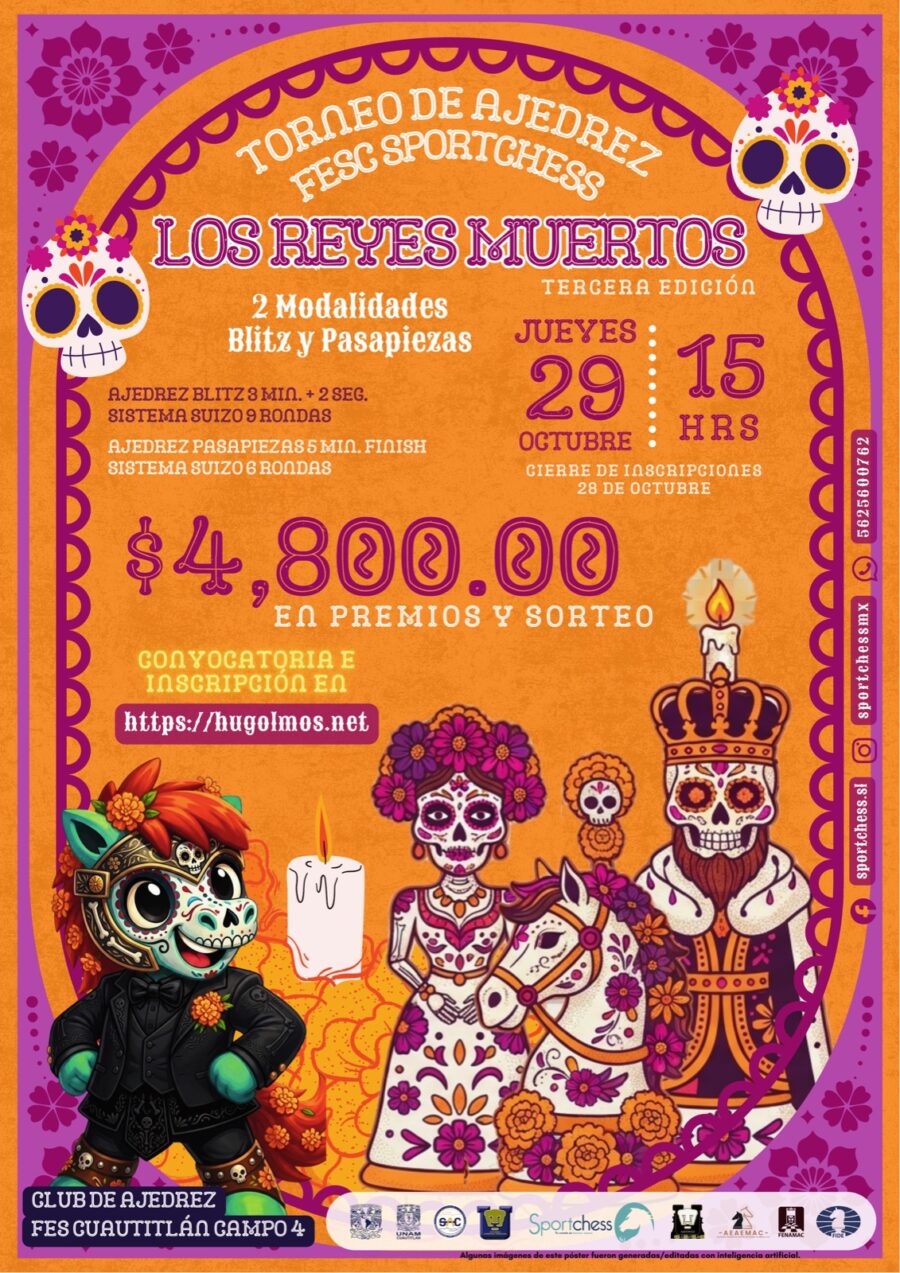 Cartel del torneo: Los Reyes Muertos, tercera edición