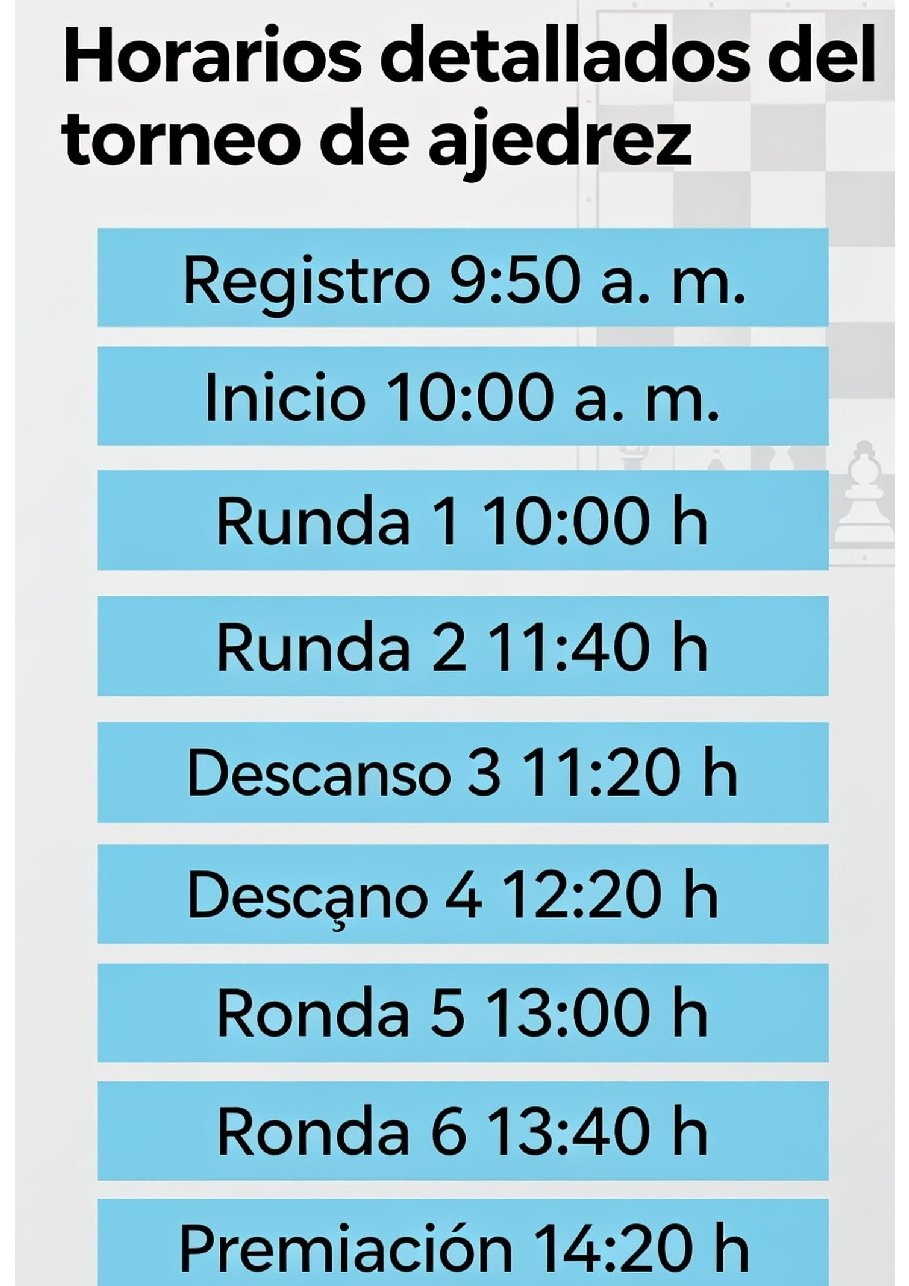 Convocatoria de Torneo de ajedrez CDMX