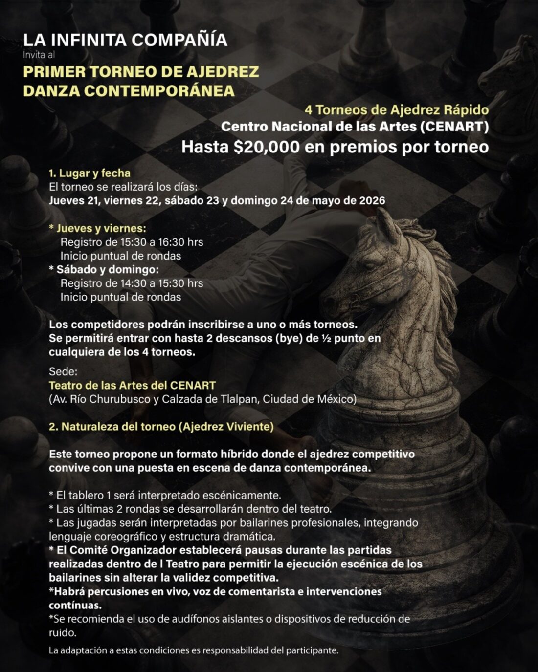 Convocatoria de Primer Torneo Danza Contemporánea
