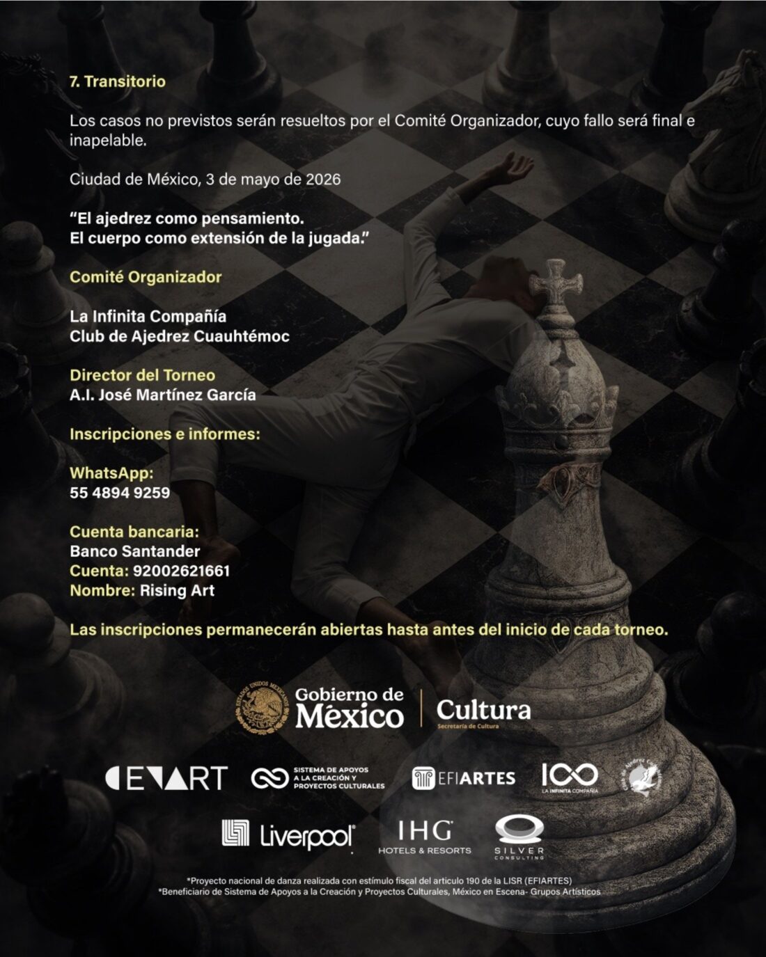 Convocatoria de Primer Torneo Danza Contemporánea
