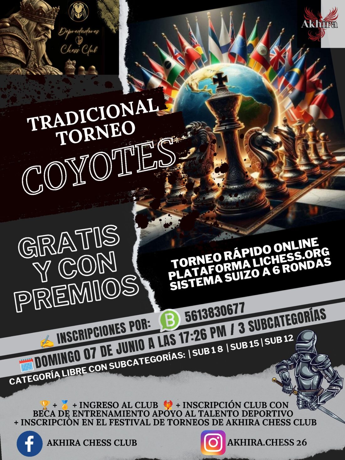 Convocatoria de Tradicional Torneo Coyotes Online — Junio 2026