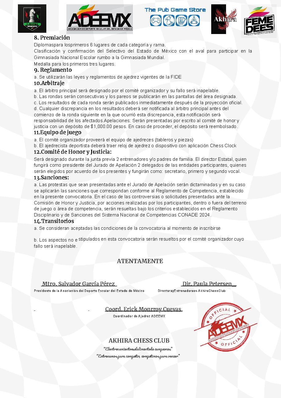 Convocatoria de Selectivo Estatal Escolar del Estado de México 2026 — Rumbo a la Gimnasiada Nacional