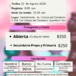 Convocatoria de Torneo genial de ajedrez