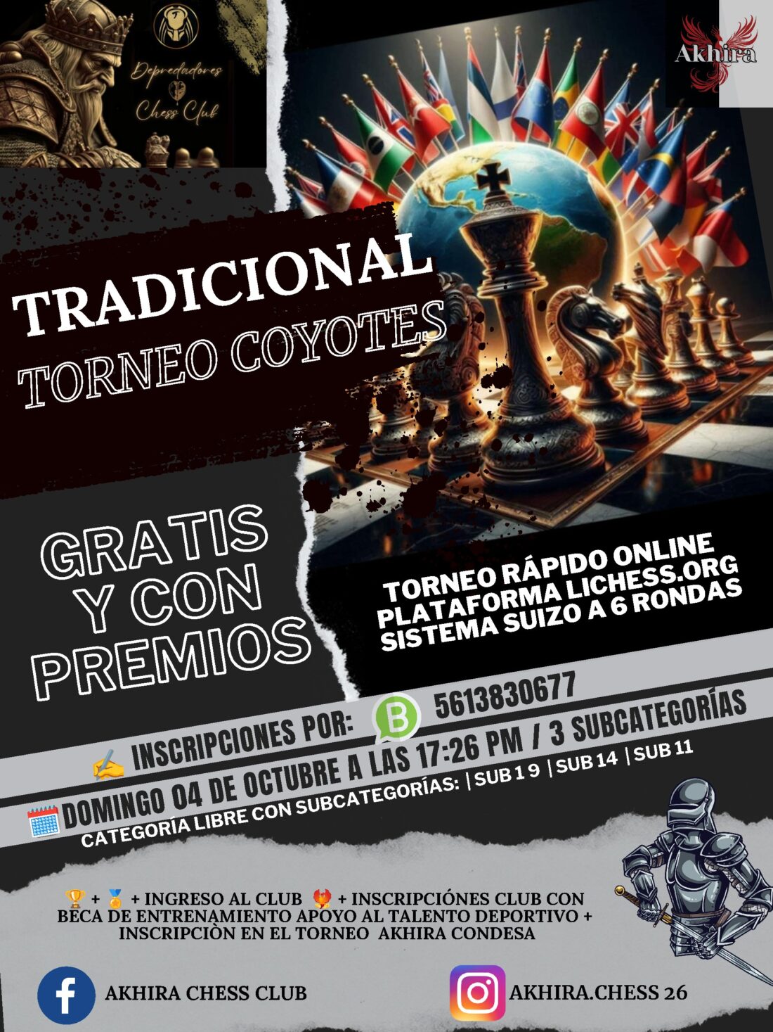 Convocatoria de TRADICIONAL TORNEO COYOTES ONLINE